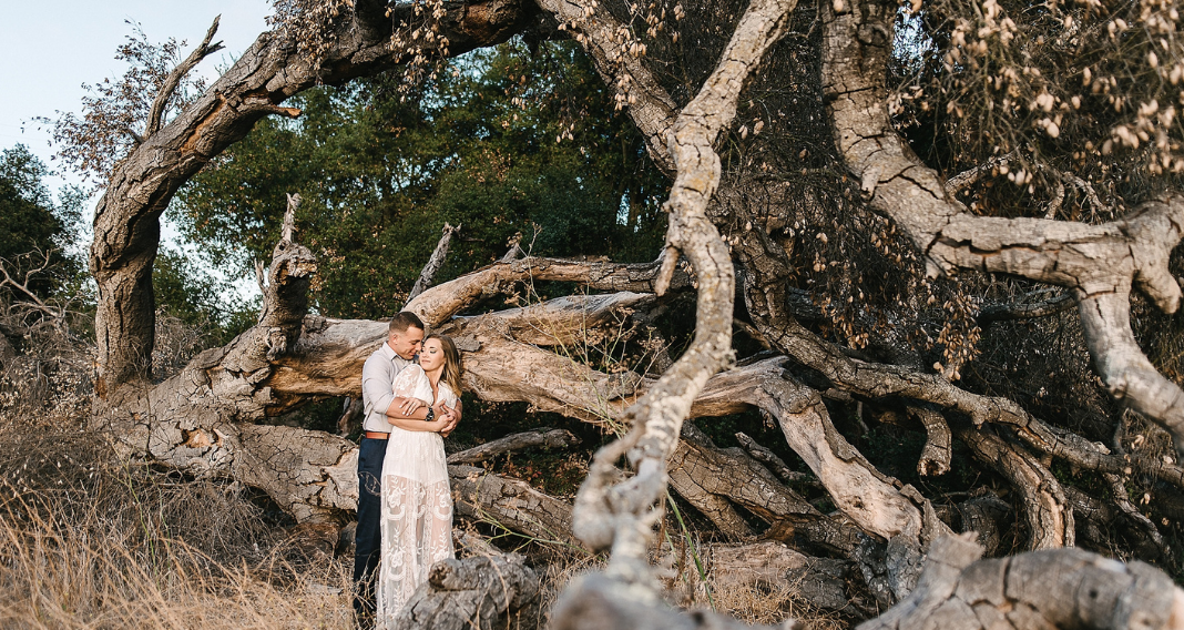 Romantic, Autumn Engagement session in San Diego